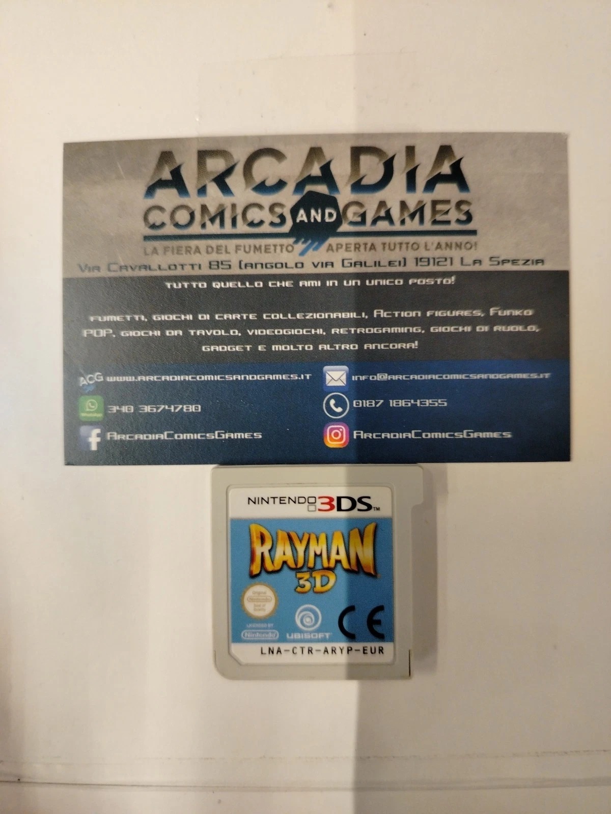 Rayman 3D 3DS Nintendo Solo Cartuccia